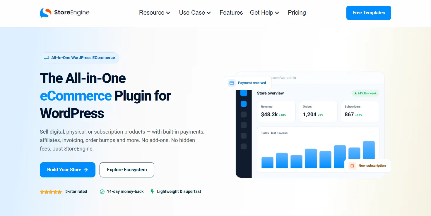 StoreEngine WordPress Subscription Plugin
