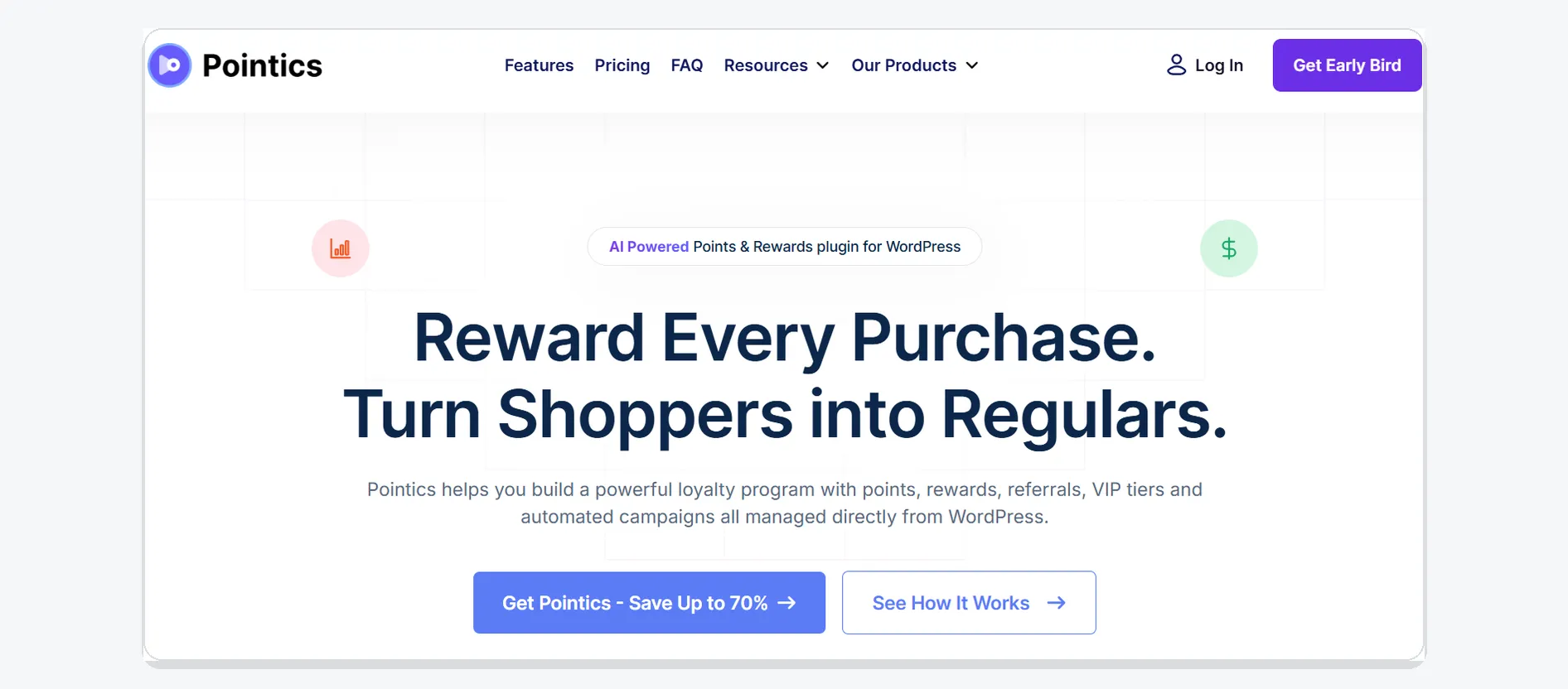 Pointics WooCommerce points and rewards plugin