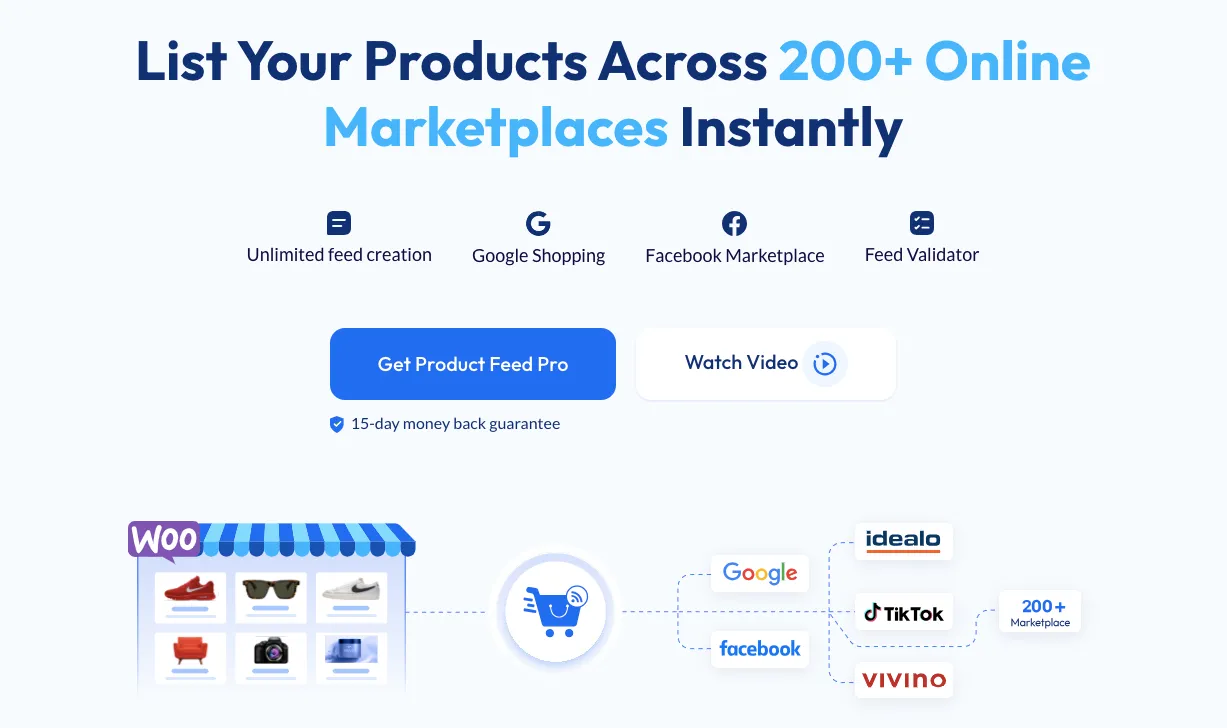 Product Feed Manager - sell on 200+ marketplaces from WooCommerce