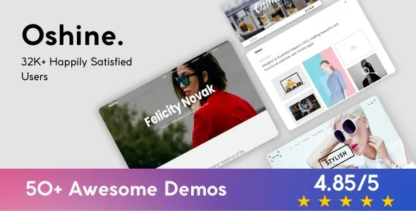 01 Oshine Product Banner. Large Preview