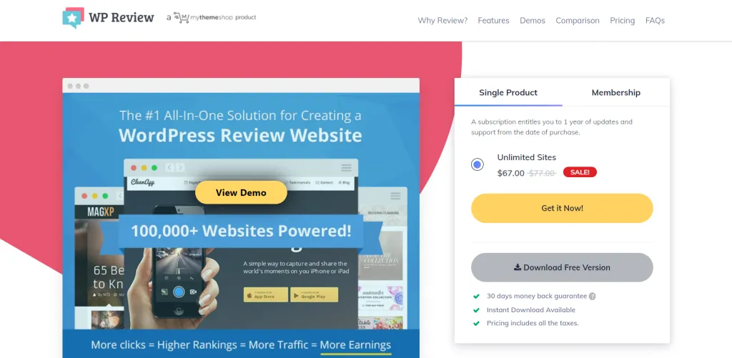 1 WordPress Review Plugin WP Review 1024x501