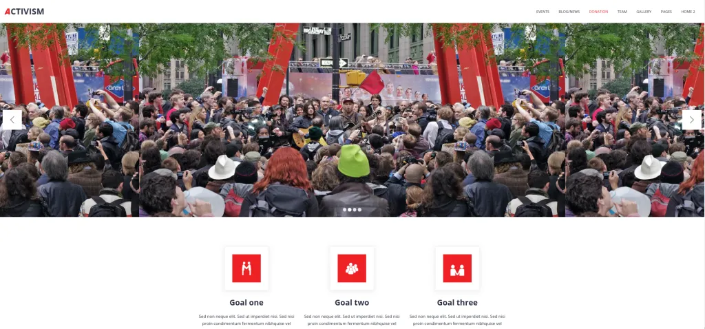 Activism WordPress Theme