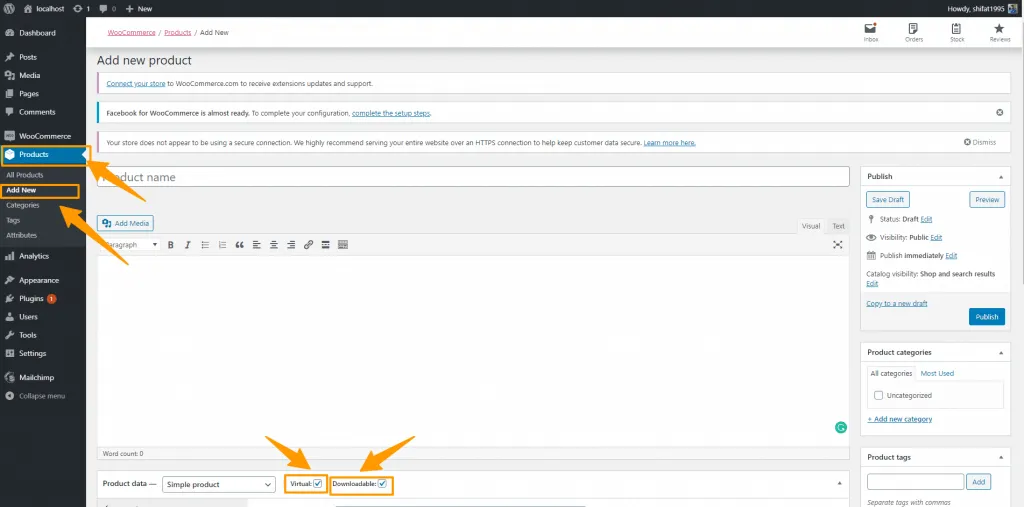 Add New Product ‹ Localhost — WordPress.png2 1024x507