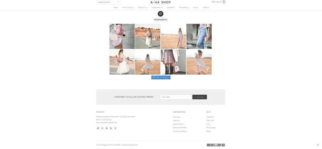 AhaShop ecommerce WordPress Themes