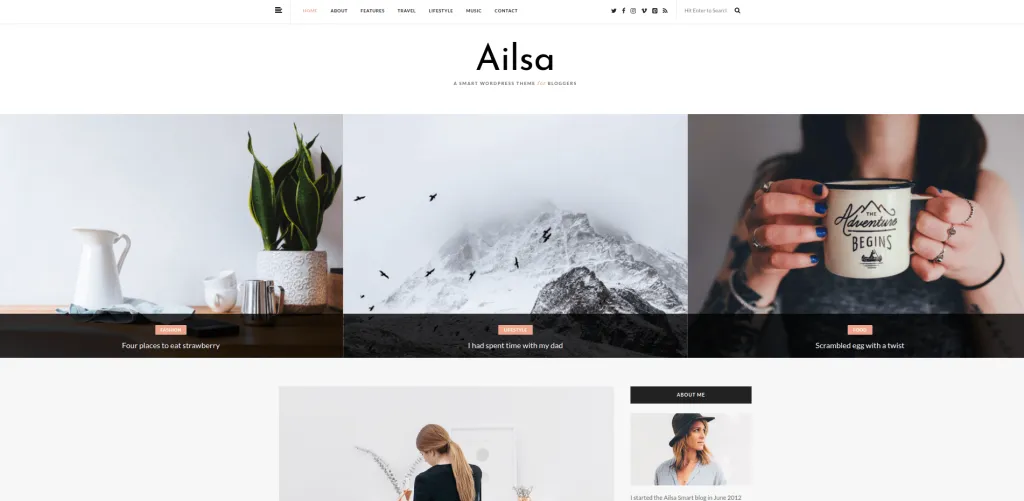 Ailsa WordPress Theme