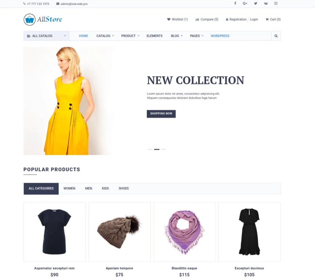 AllStore WP Theme
