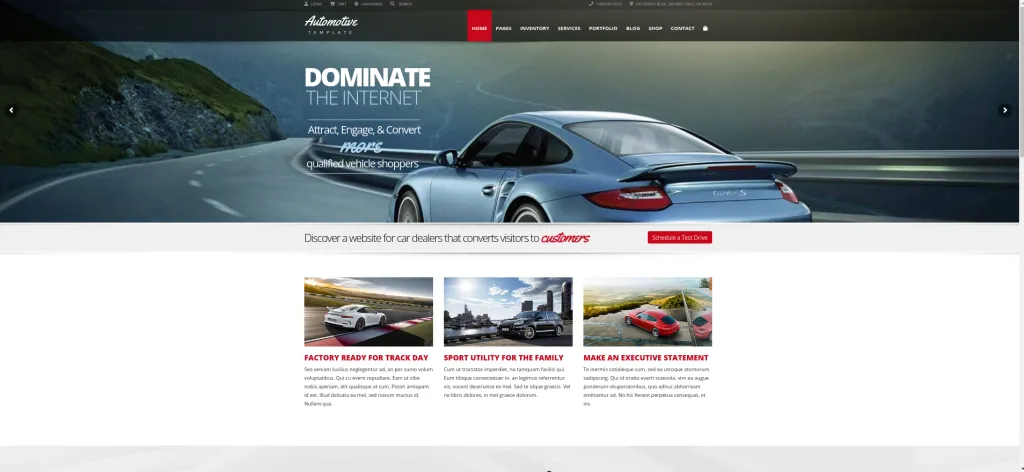 Automotive WordPress Plugin