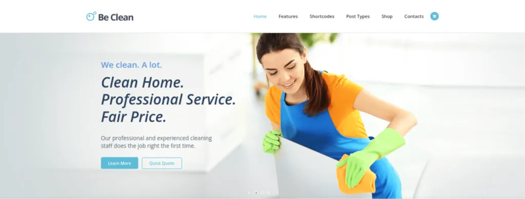 Be Clean WordPress Theme