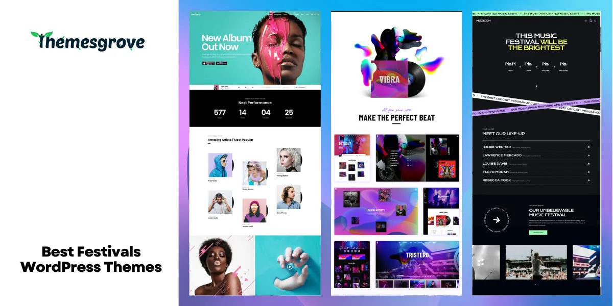 Best Festivals WordPress Themes