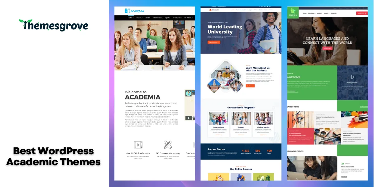 Best WordPress Academic Themes