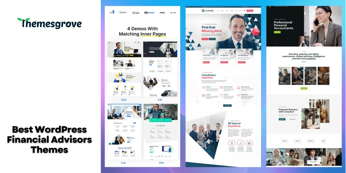 20 Best WordPress Financial Advisors Themes of 2023 Revealed!