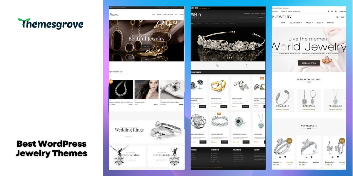 Best WordPress Jewelry Themes