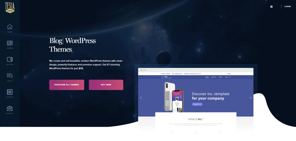Best WordPress Themes TeslaThemes 1024x487