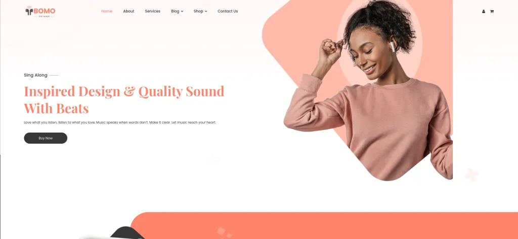 Bomo WordPress theme
