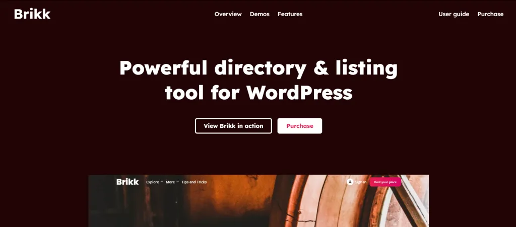 Brikk Directory Listing WordPress Theme Preview ThemeForest 1 1024x451