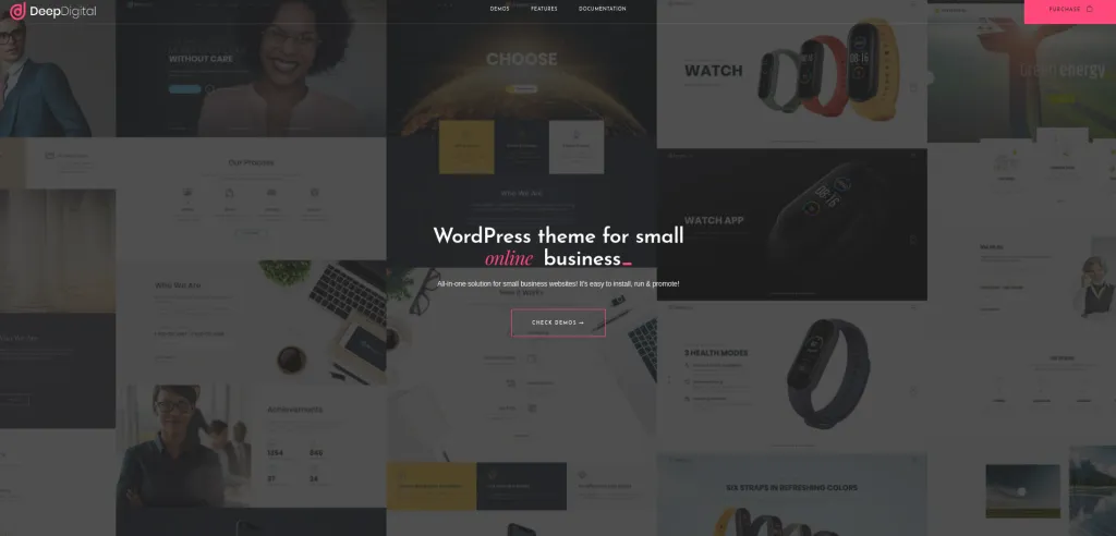 DeepDigital Web Design Agency WordPress Themes