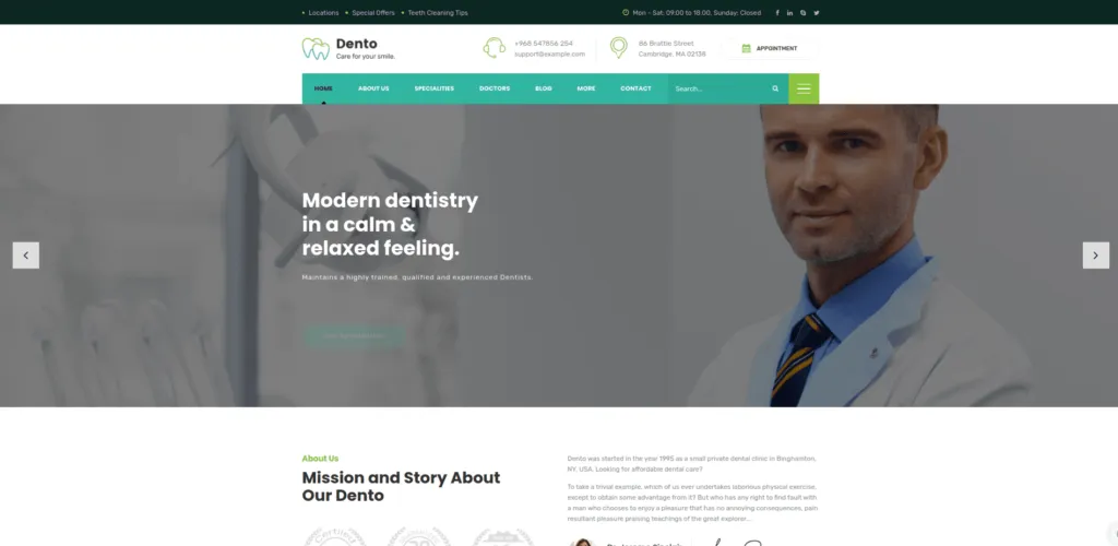 Dento Wp Theme