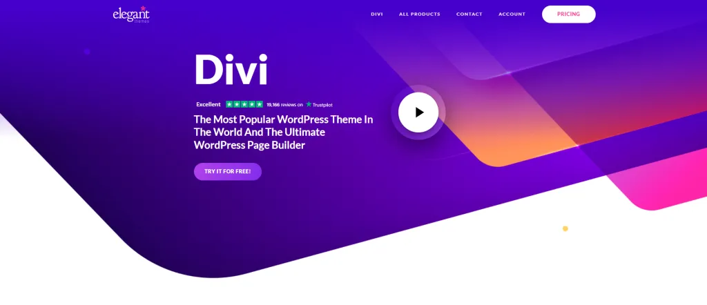 Divi — The Ultimate WordPress Theme Visual Page Builder 1024x442