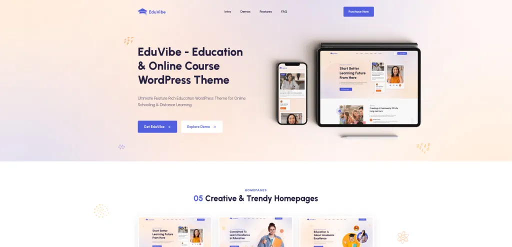 EduVibe WordPress Themes