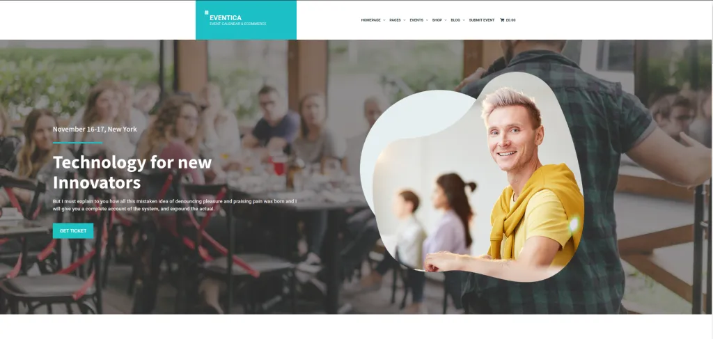 Eventica Best Calendar WordPress Themes