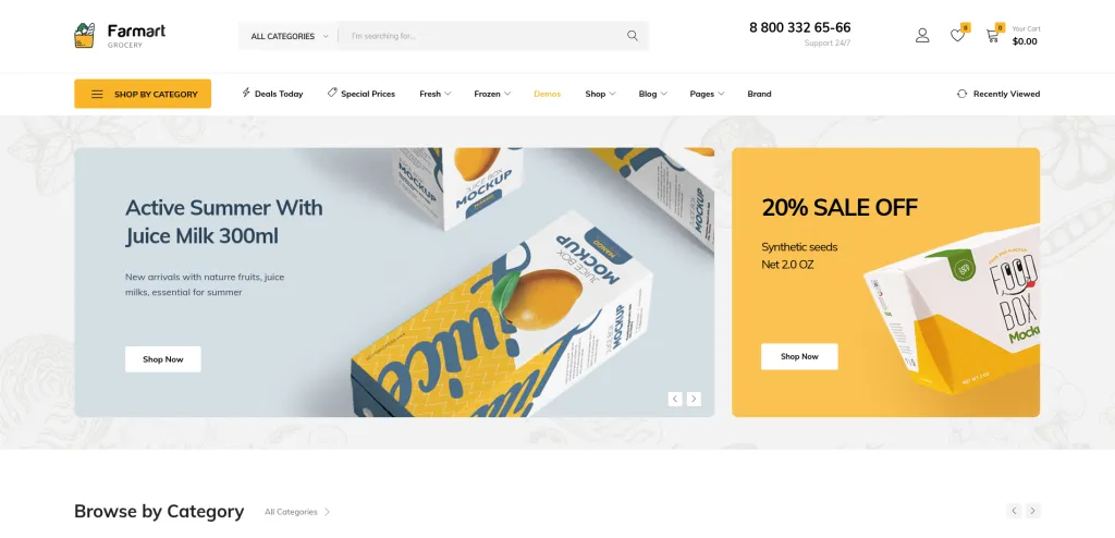 Farmart Digital Download WordPress Themes