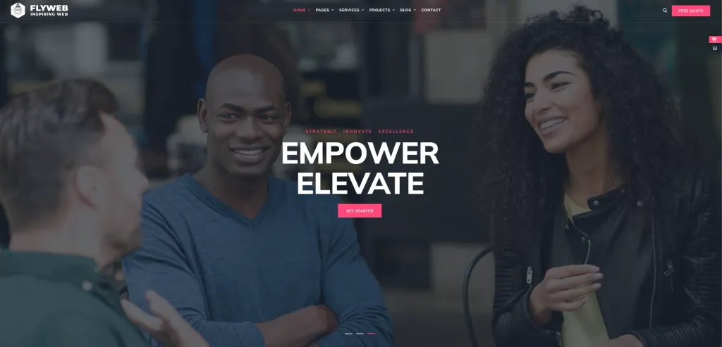 Flyweb Web Design Agency WordPress Theme