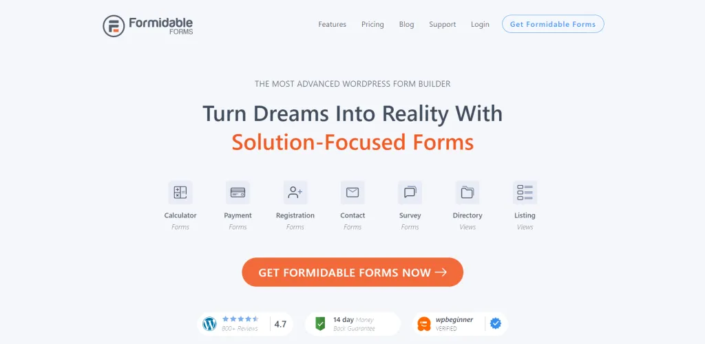 Formidable Forms The Most Advanced WordPress Forms Plugin 1024x500