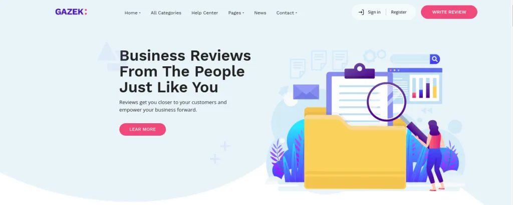 Gazek Product Review WordPress Themes