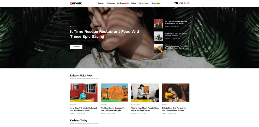 Generik Journalist Theme