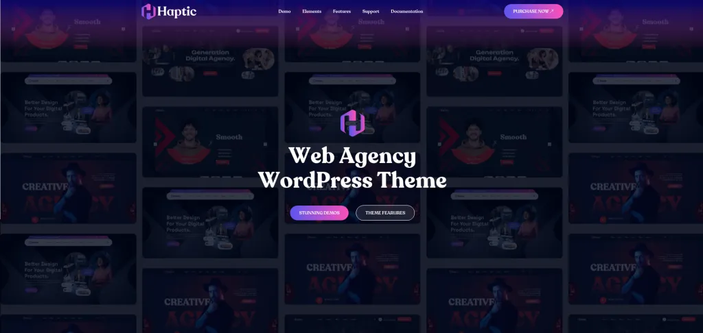 Haptic Web Design WordPress Theme