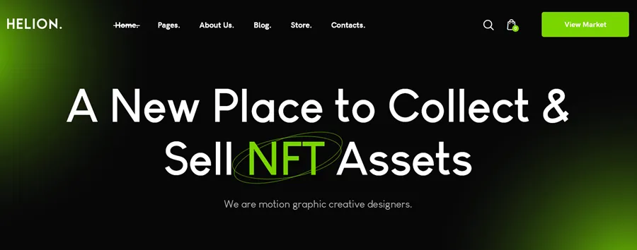 Helion WordPress theme