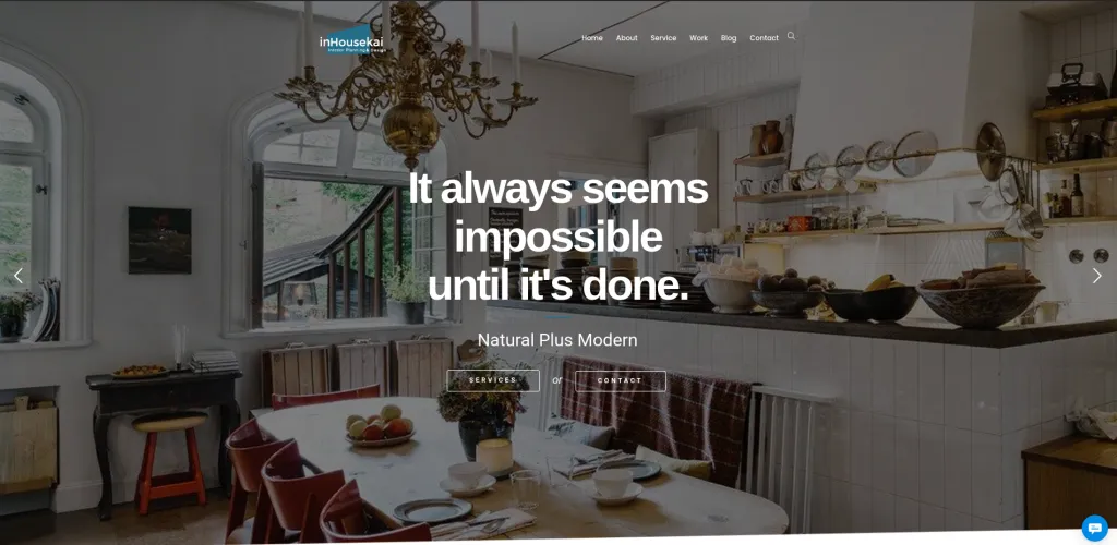 Inhousekai WP Interior Theme