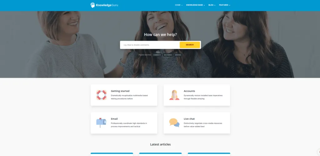 KGuru Wiki Theme