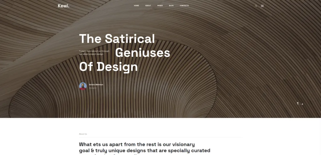 Kewi WordPress Theme