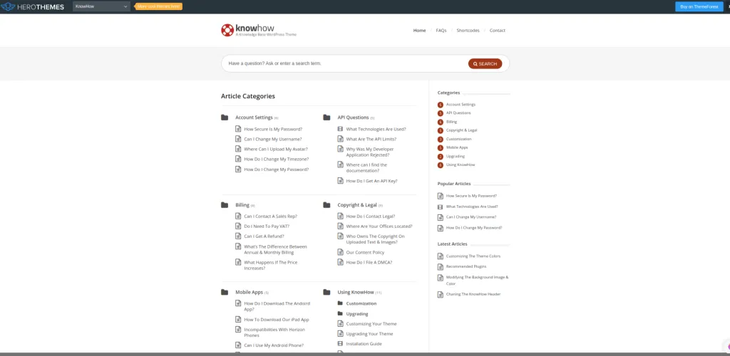 KnowHow WP Theme