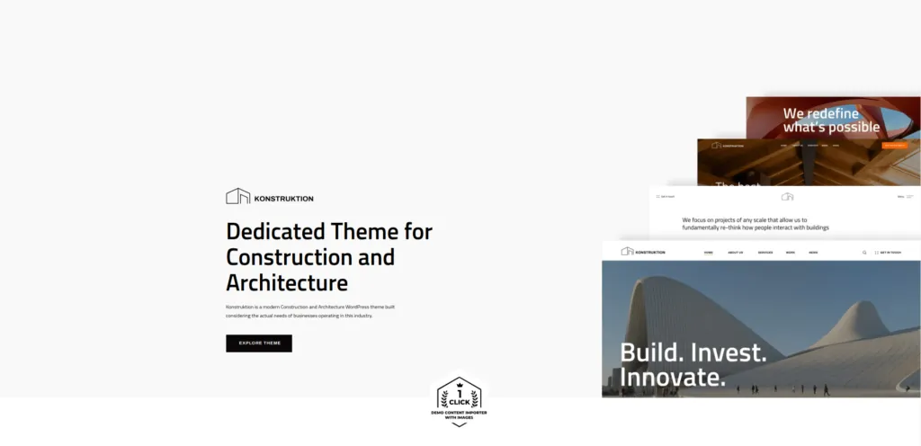 Konstruktion WordPress Theme
