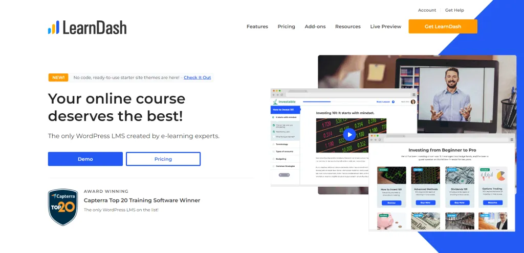 LearnDash Most Trusted WordPress LMS And Online Course Solution 1024x496