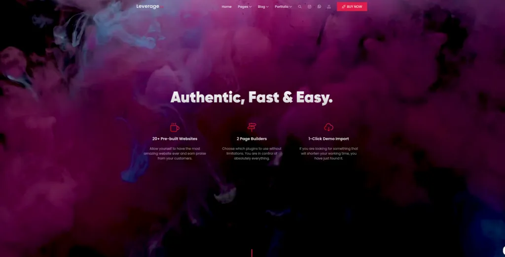 Leverage WordPress Theme