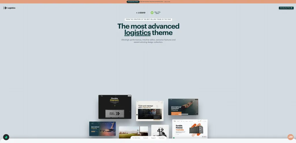 LogisticsHub Wp Theme