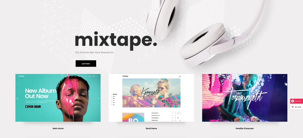 Maxtape Festivals WordPress Themes
