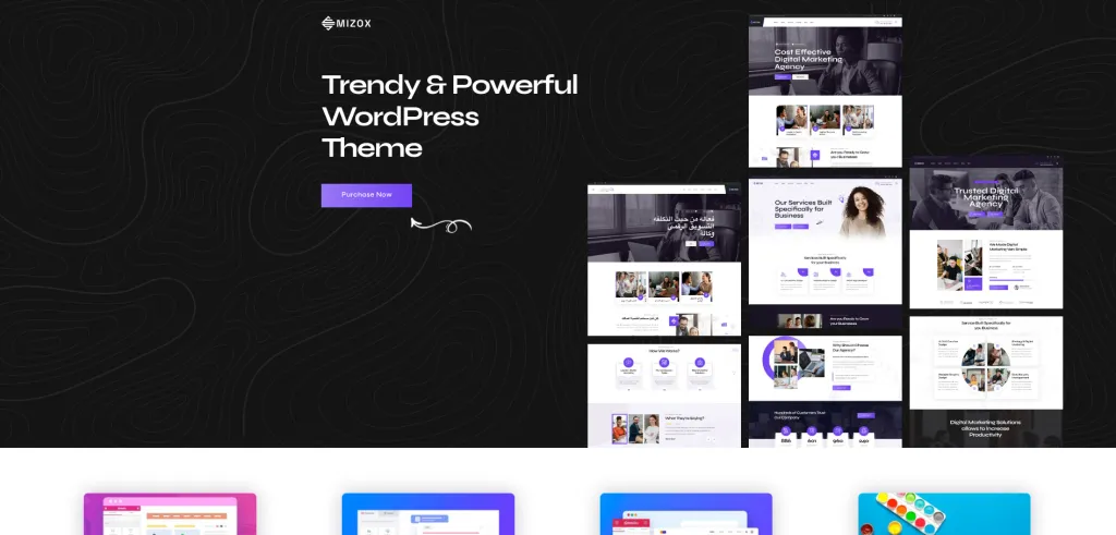 Mizox Web Design Agency Theme