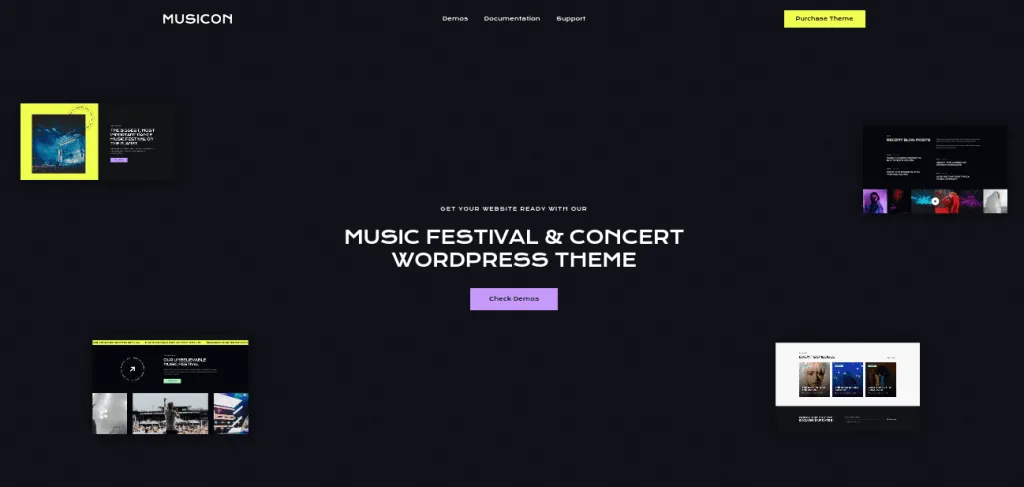 Muzicon WordPress Theme