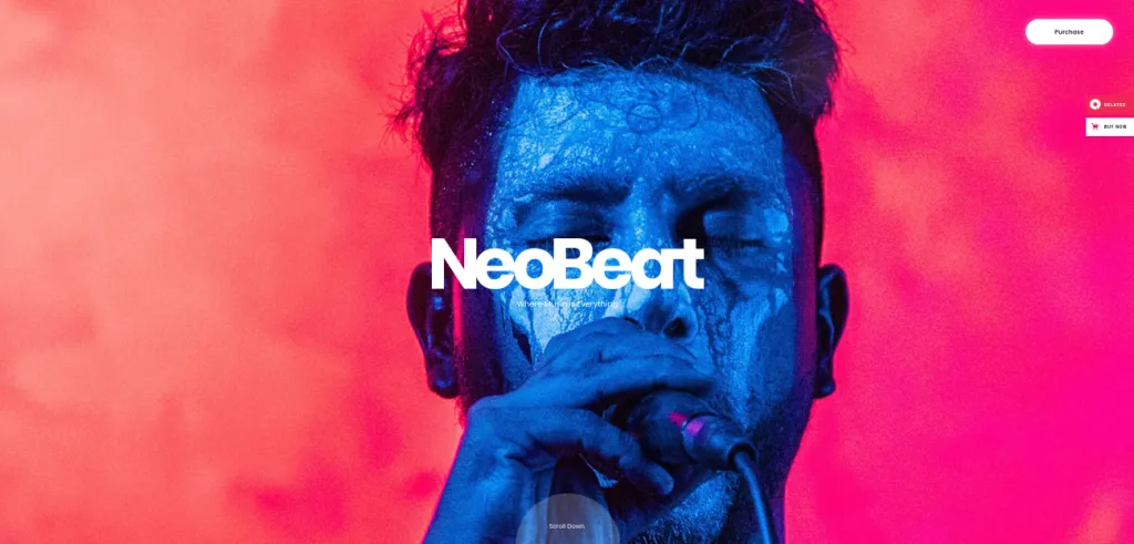 NeoBeat WordPress Theme