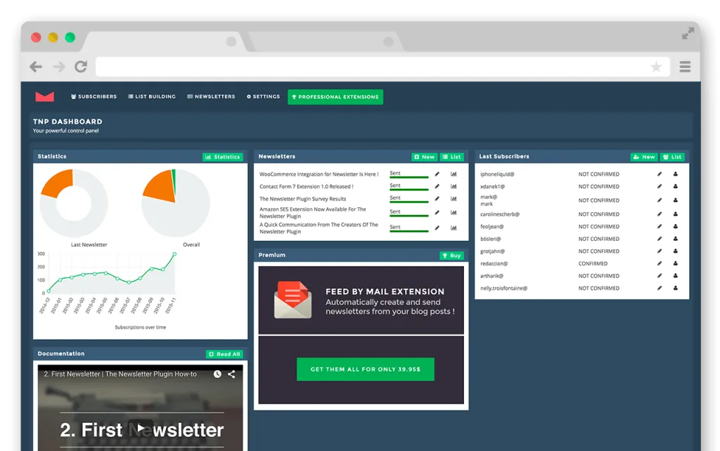 Newsletter Plugin