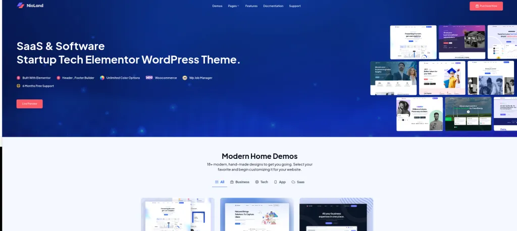 Nioland Theme