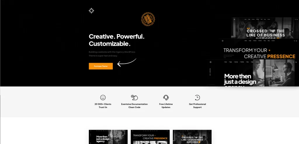 Ogency WordPress Theme