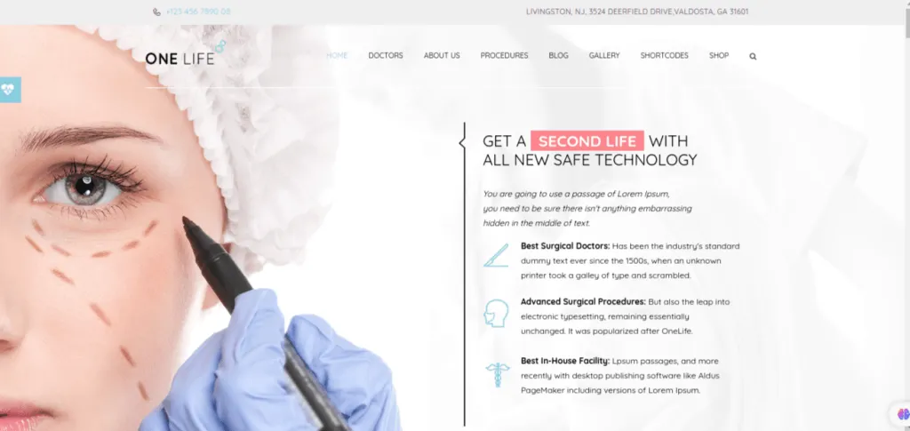 OneLife Dental WordPress Theme