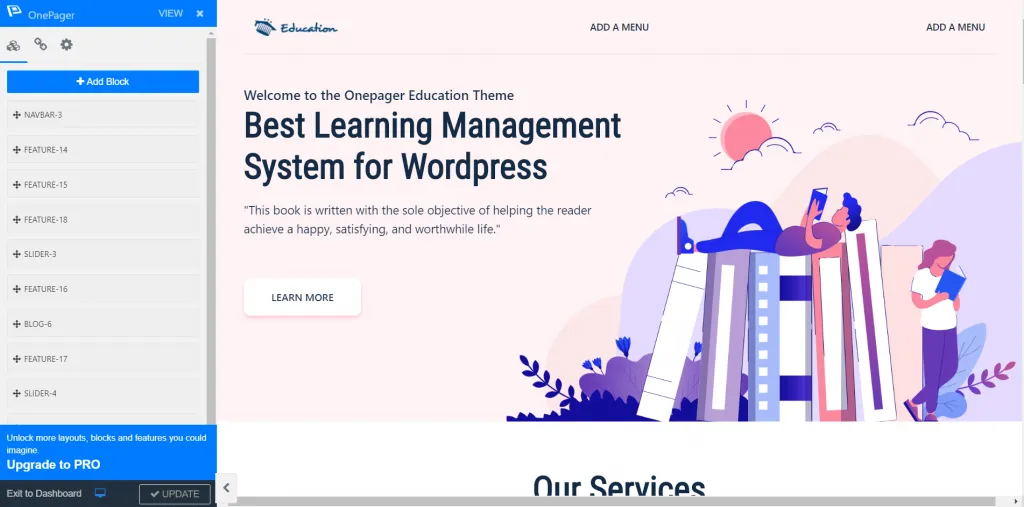 Onepage Builder » New Page 1024x507