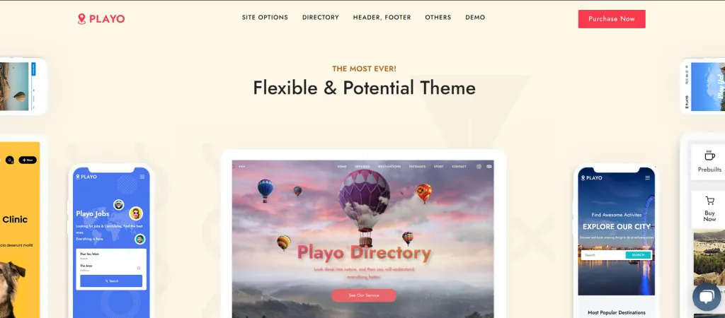 Playo Directory Listing Multi Purpose WordPress Theme Preview ThemeForest 1 1024x450