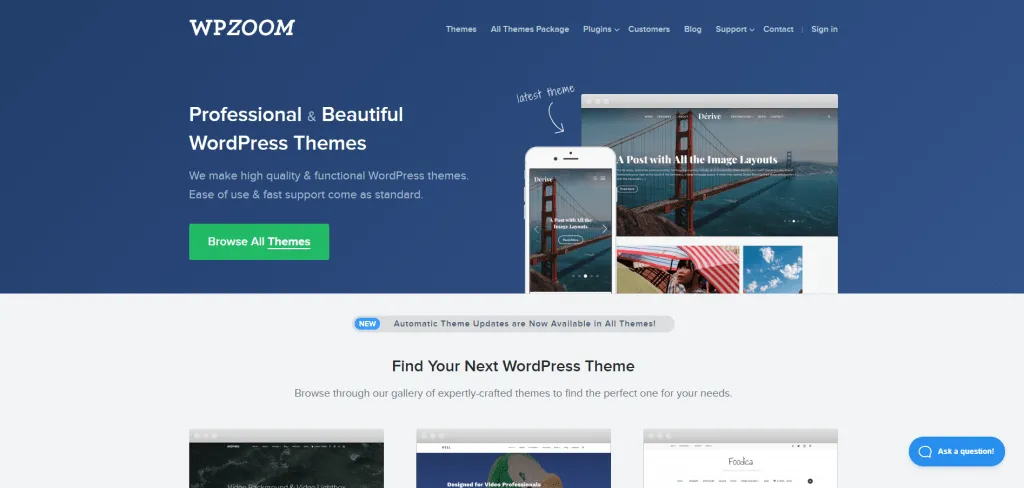 Premium WordPress Themes By WPZOOM 1 1024x488